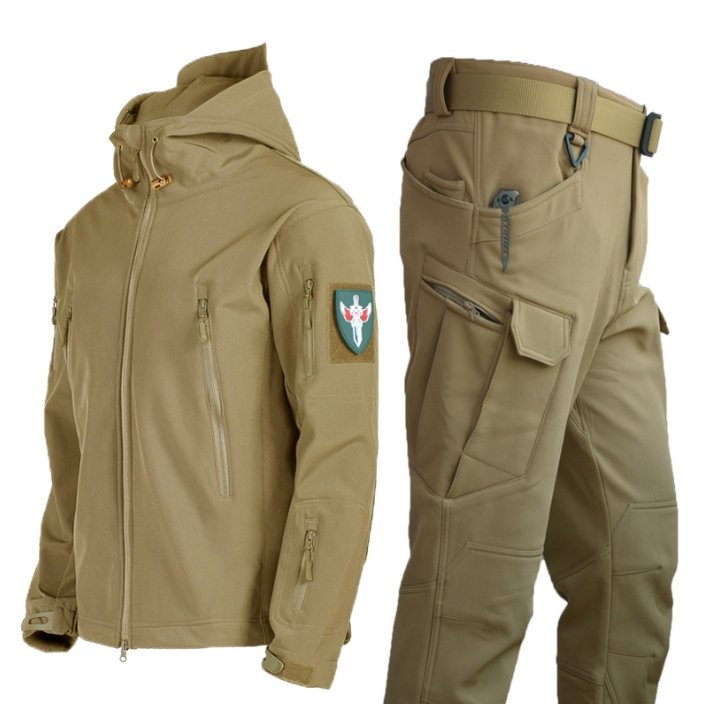 Waterproof jacket and pants for men