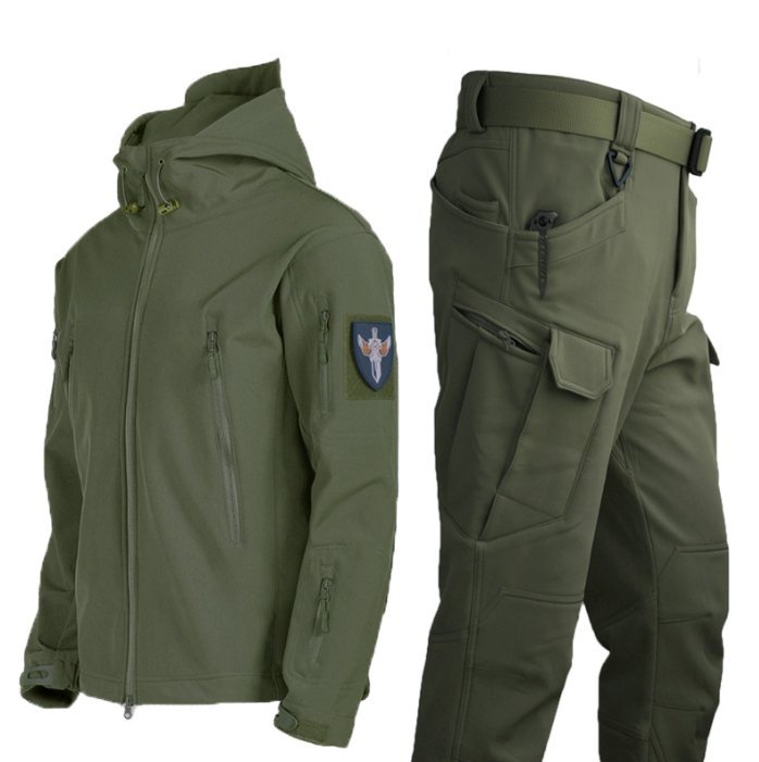 Waterproof jacket and pants for men