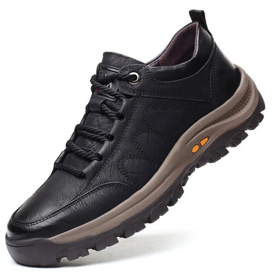 Waterproof outdoor lace-up shoes for men