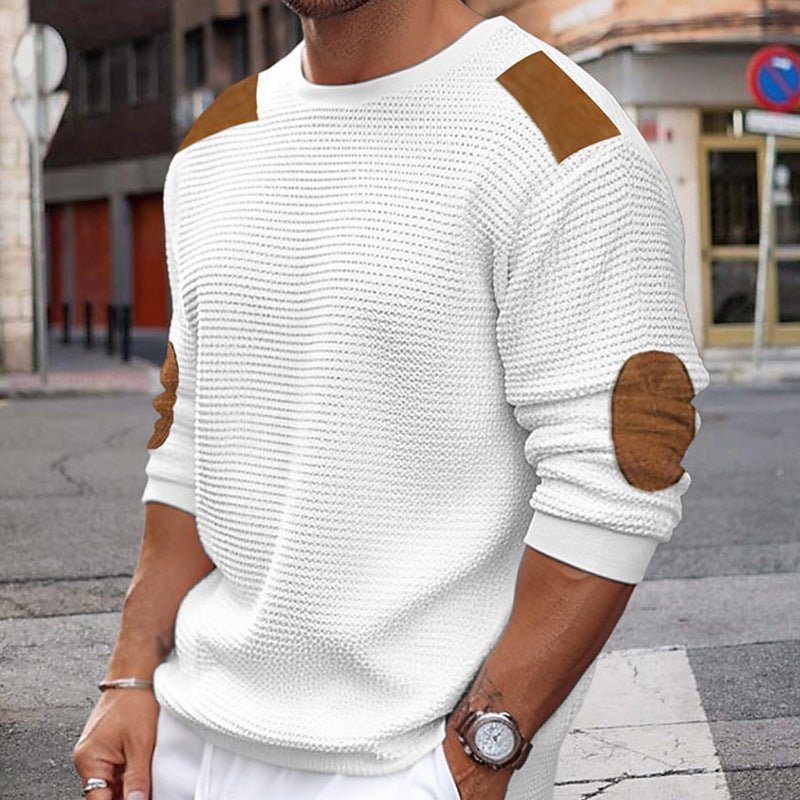 Lässiger Pullover mit mittleren Ärmeln für Männer