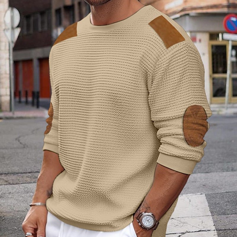 Lässiger Pullover mit mittleren Ärmeln für Männer