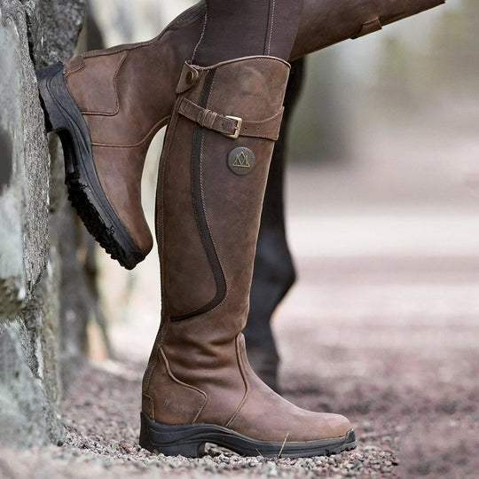 women's leather riding boots