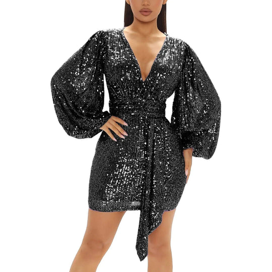 fleece glitter dress