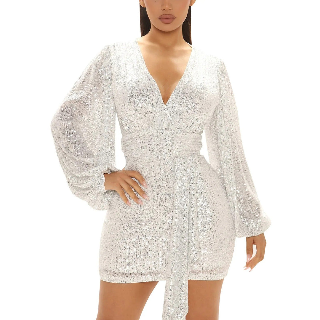 fleece glitter dress