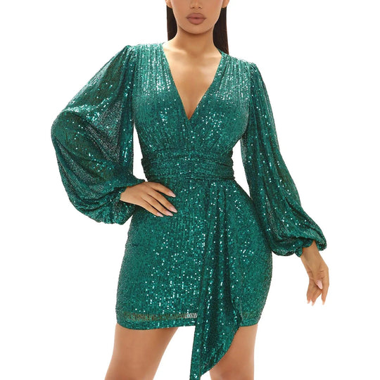 fleece glitter dress