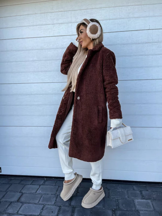 teddy-style winter coat