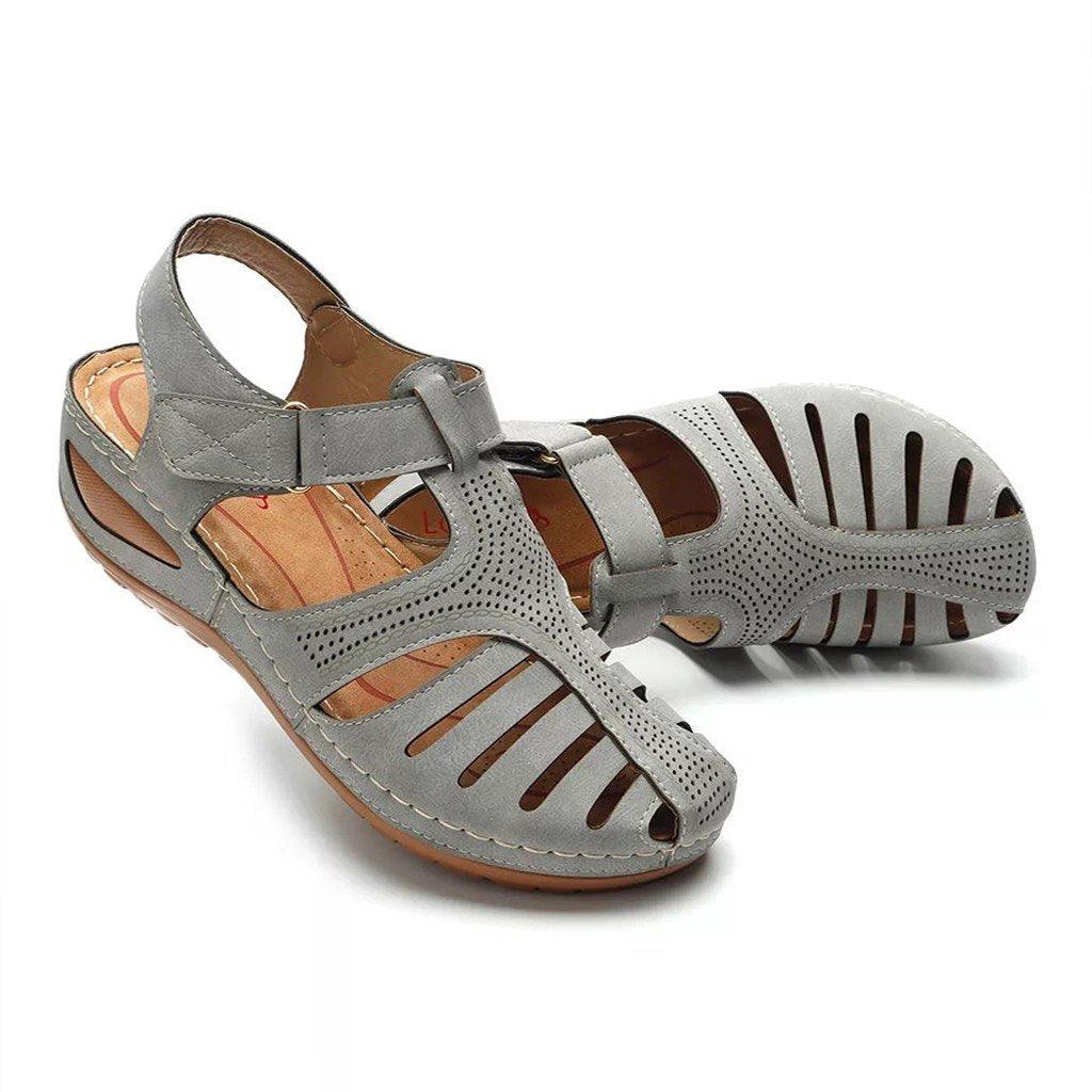 Sandalen mit niedrigen Absätzen für Frauen