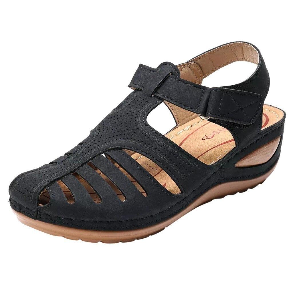 Sandalen mit niedrigen Absätzen für Frauen