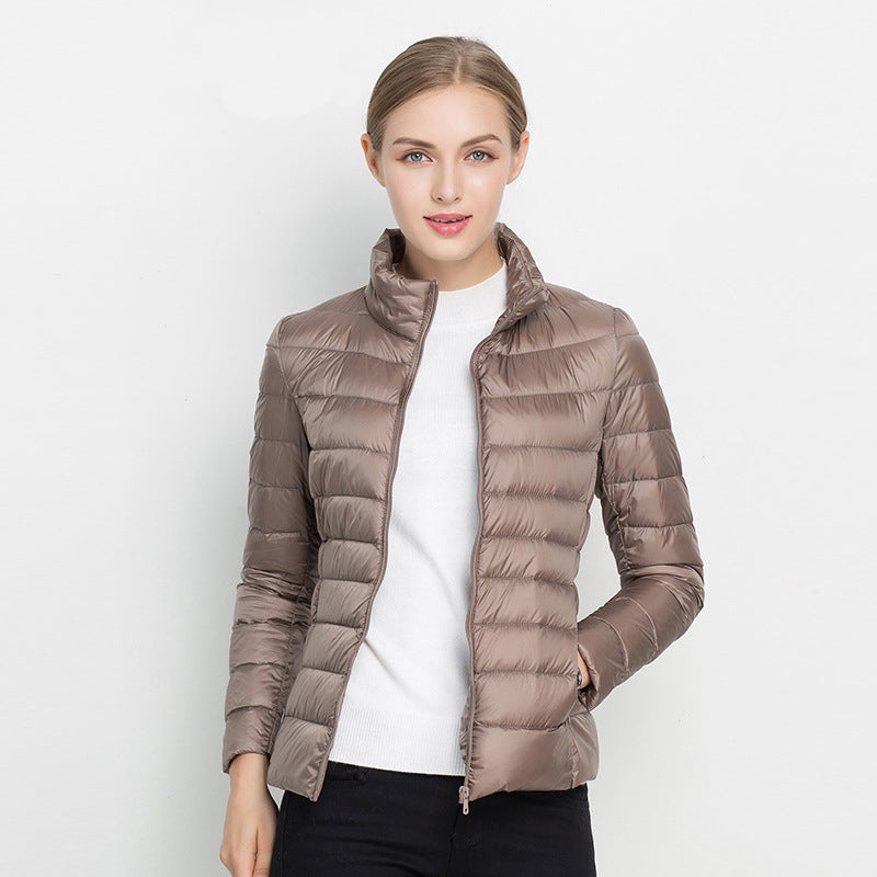 Elegant lightweight down jacket