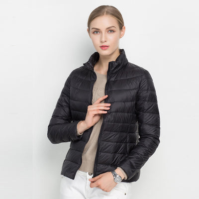 Elegant lightweight down jacket