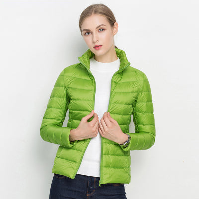 Elegant lightweight down jacket