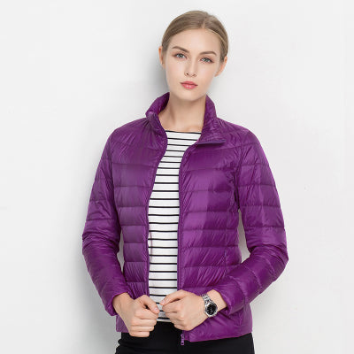 Elegant lightweight down jacket