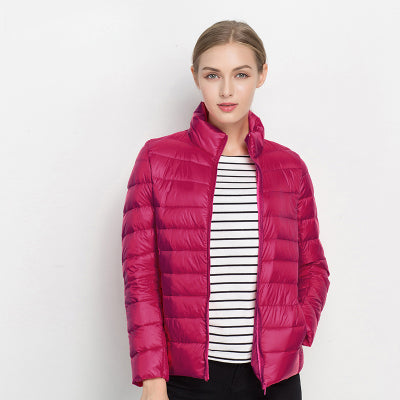 Elegant lightweight down jacket