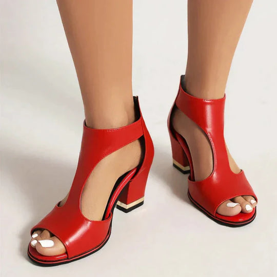 Women's Buckle High Heel Sandals