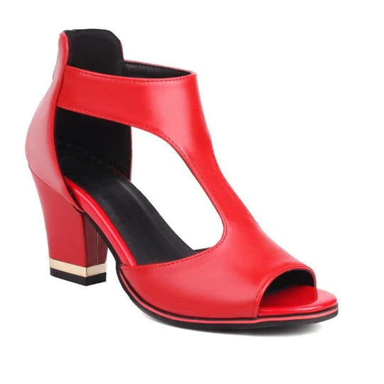 Women's Buckle High Heel Sandals