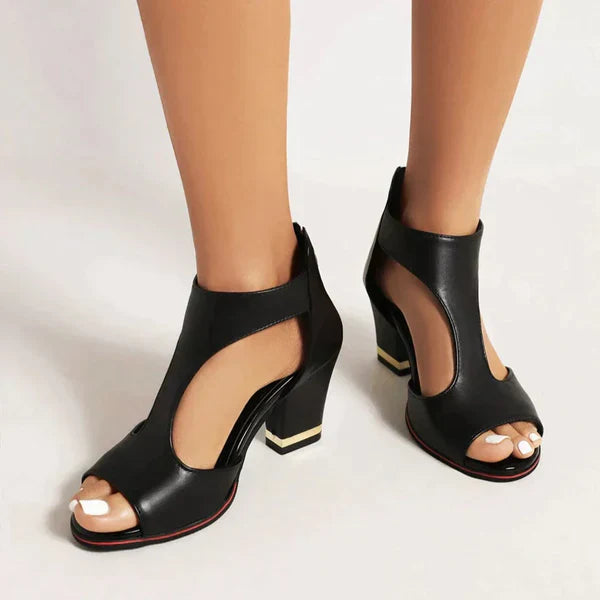 Women's Buckle High Heel Sandals