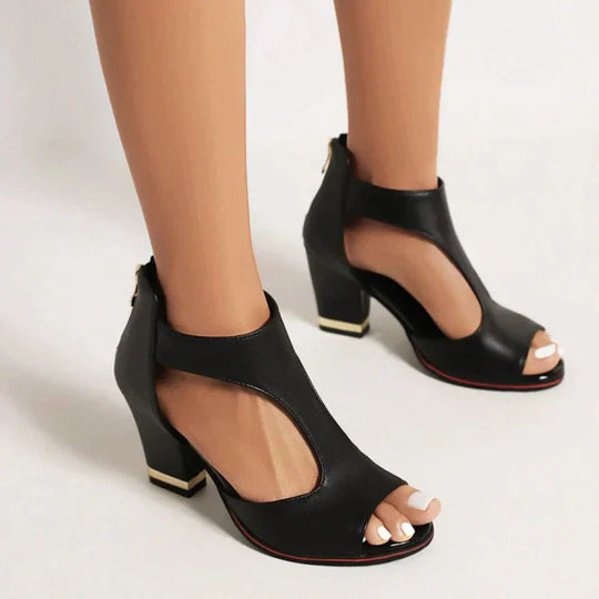 Women's Buckle High Heel Sandals