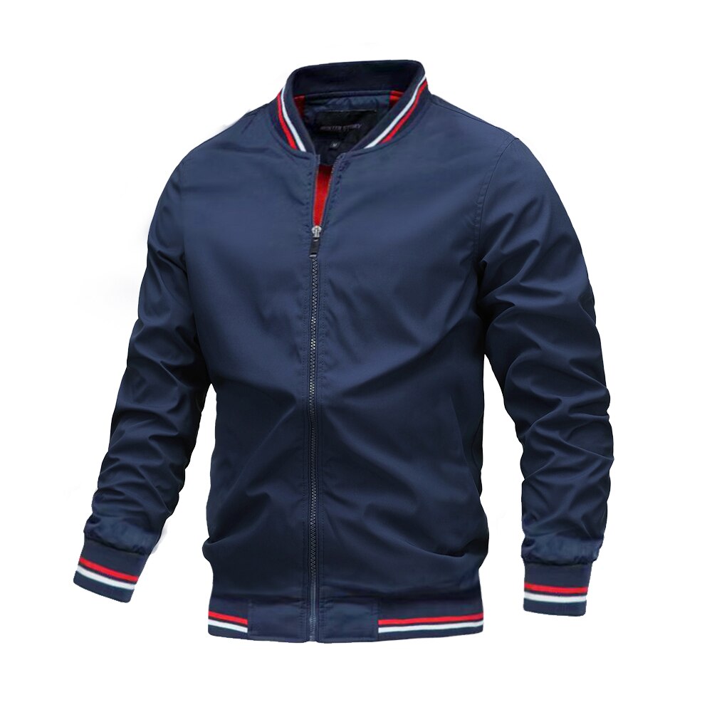 men's zip-up sports jacket