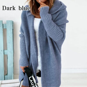 Open hooded sweater for women