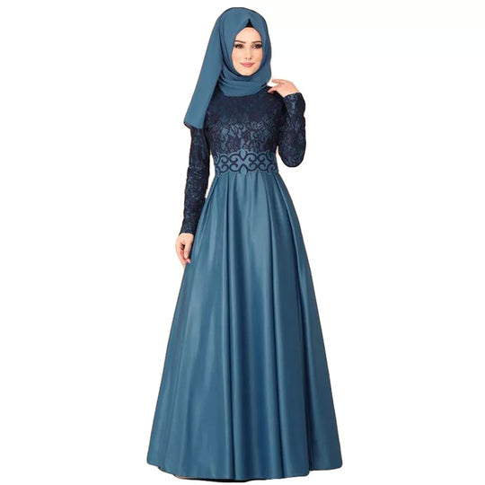 Elegant Muslim Maxi Dress for Women