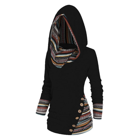 Ethnic style sweatshirt for women