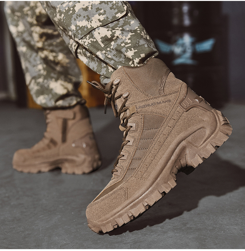 Tactical Lace-Up Boots for Men