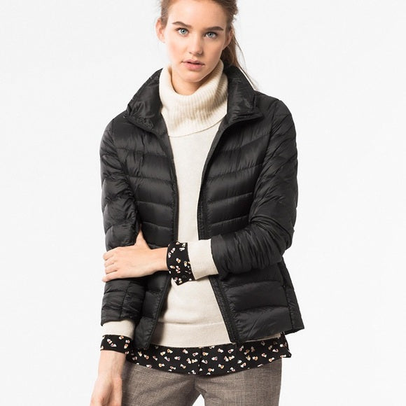 Elegant lightweight down jacket