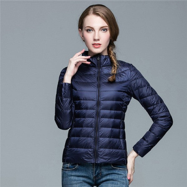 Elegant lightweight down jacket