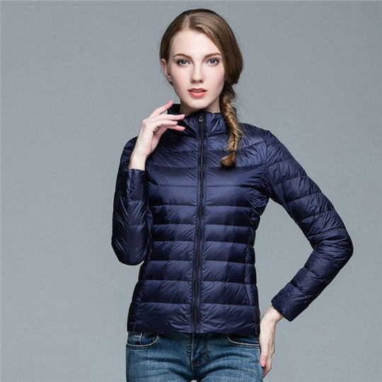 Elegant lightweight down jacket