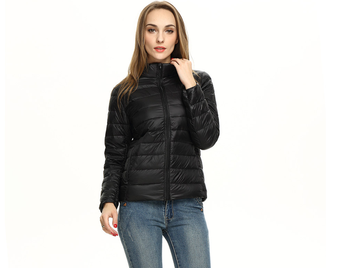 Elegant lightweight down jacket