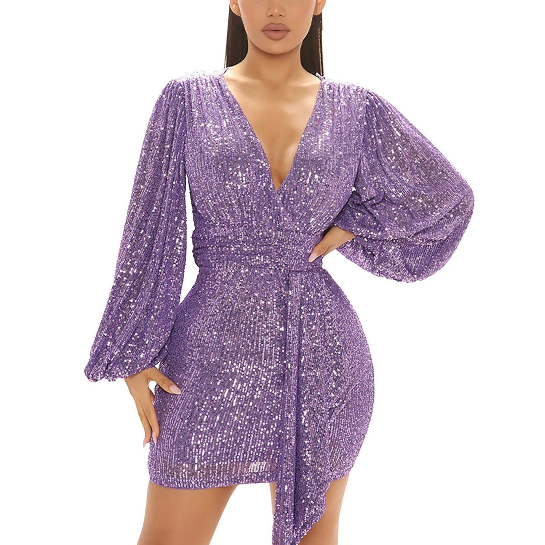 fleece glitter dress