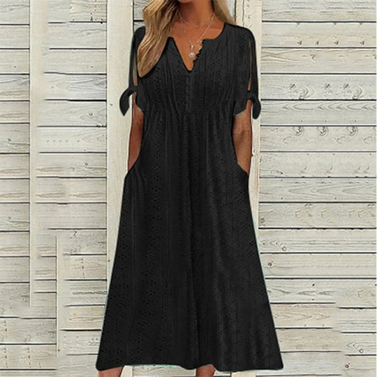 Short Sleeve Lace Dress for Women