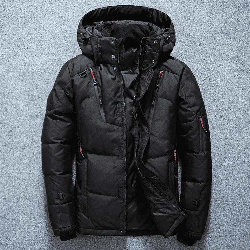 Casual down winter jacket for men