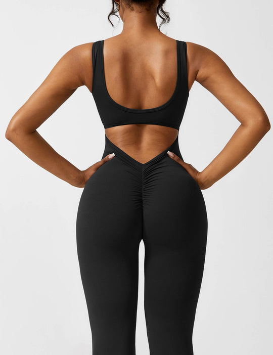 Stretchiger Bodyfit-Overall für Frauen