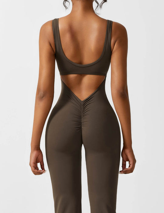 Stretchiger Bodyfit-Overall für Frauen