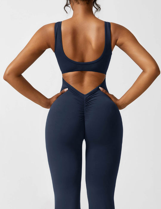 Stretchiger Bodyfit-Overall für Frauen